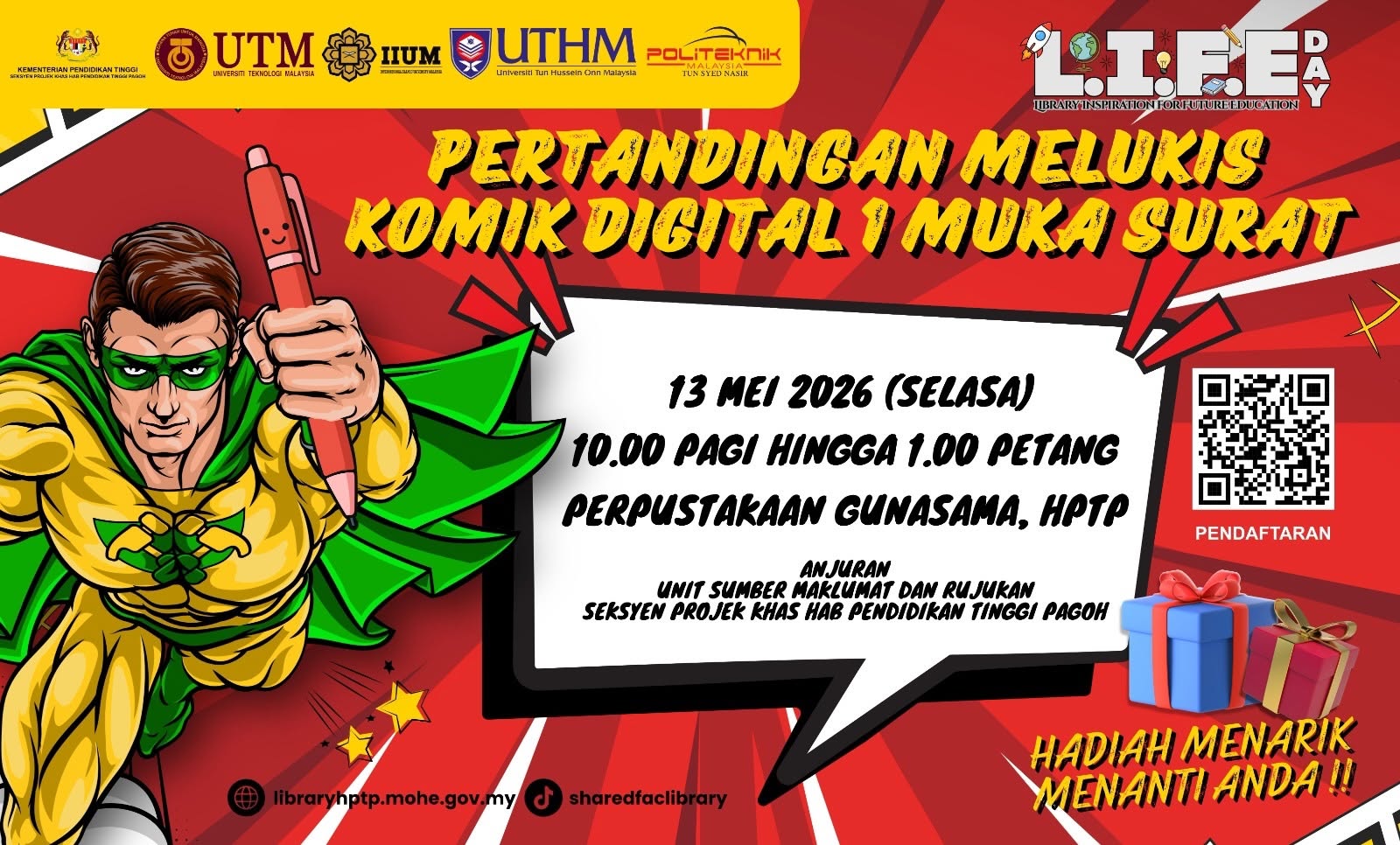 Pertandingan Melukis Komik 1 Muka Surat